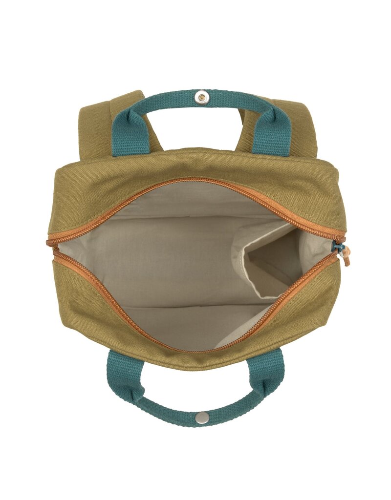 Lassig Lassig Backpack Small  GOTS olive