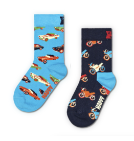 Happy Socks Happy Socks Kids  2pack Cars blue/black