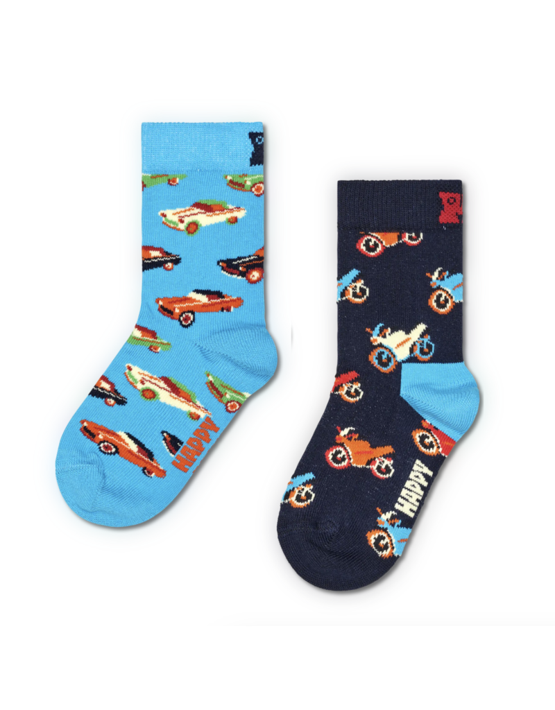 Happy Socks Happy Socks Kids  2pack Cars blue/black