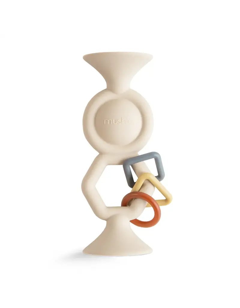 Mushie Mushie Hexapop suction toy Shifting Sand