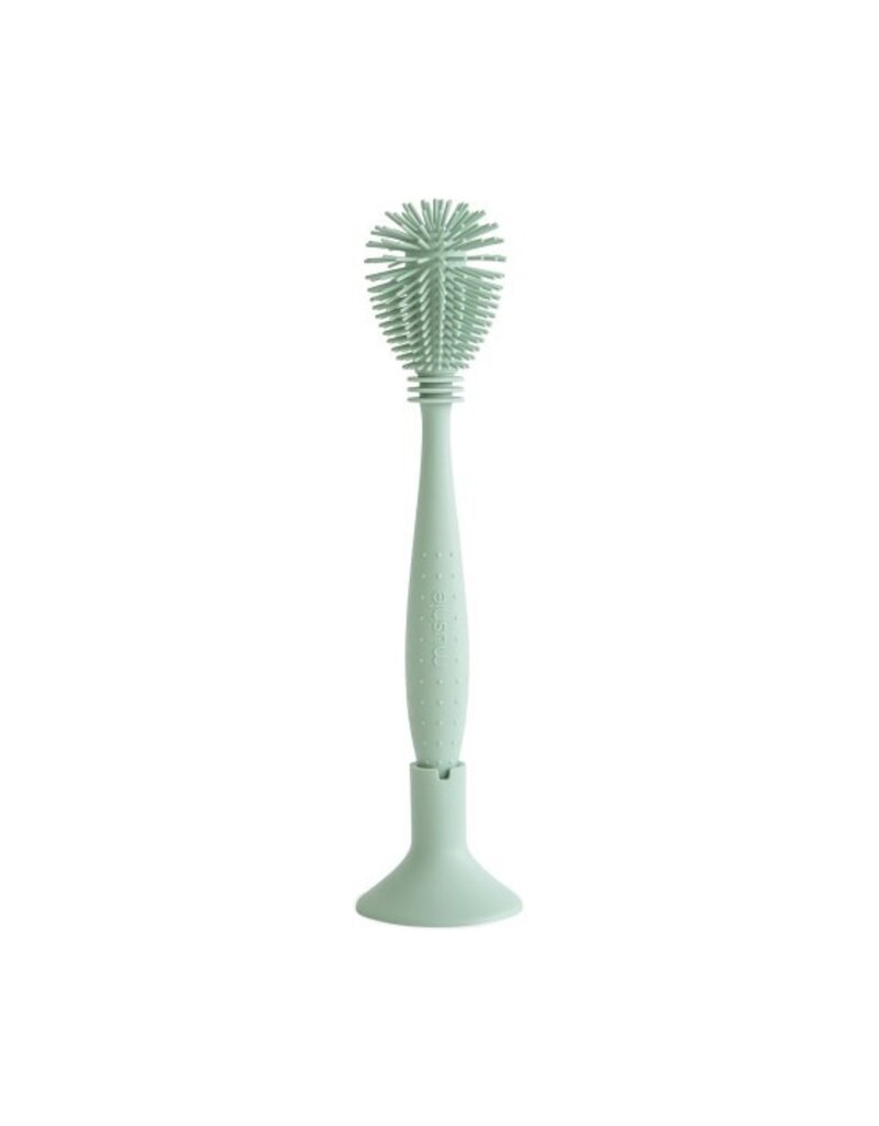 Mushie Mushie flessenborstel silicone Cambridge Blue