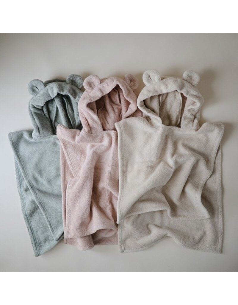 Mushie Mushie Poncho Bear Blush