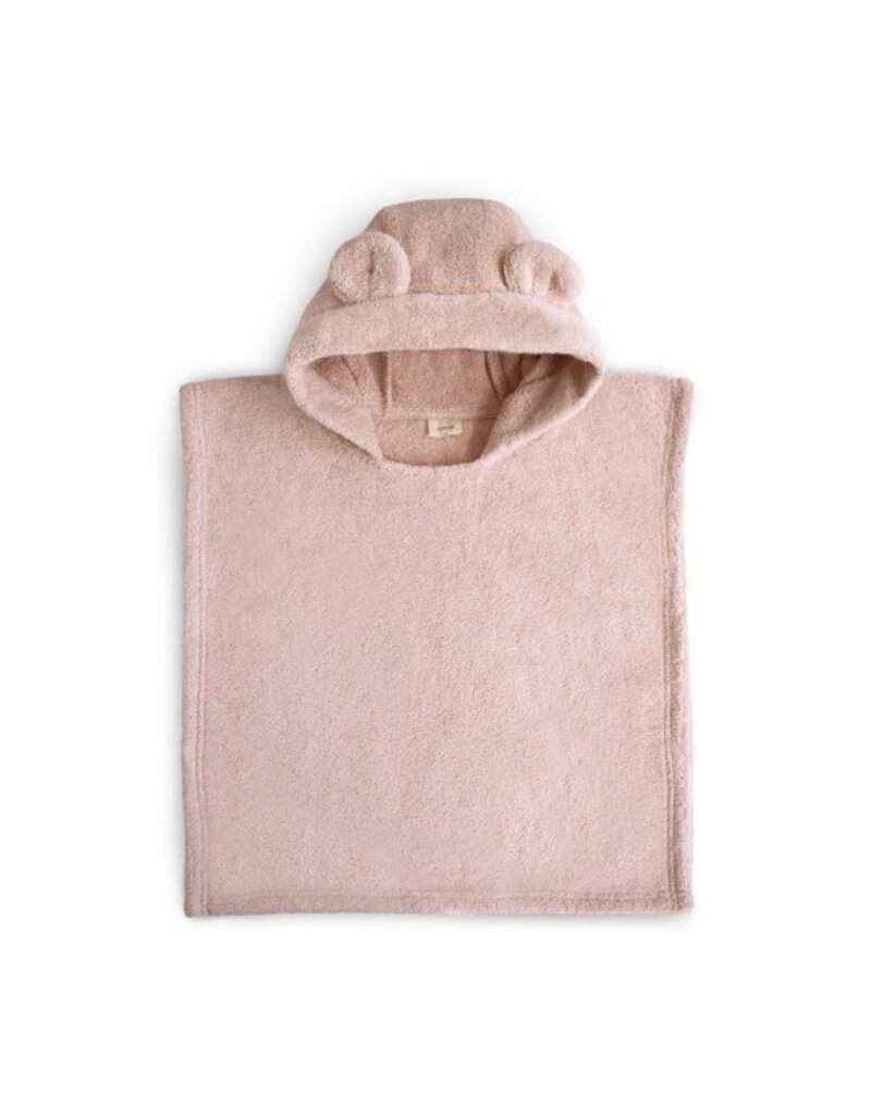 Mushie Mushie Poncho Bear Blush