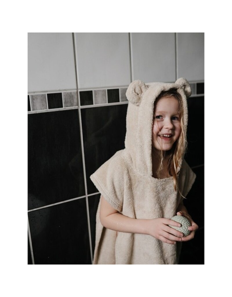 Mushie Mushie Poncho Bear Fog