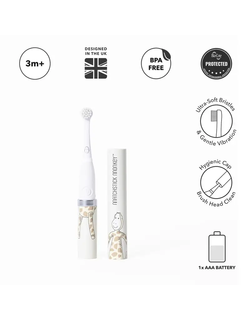Matchstick Monkey Matchstick Monkey Baby Sonic Toothbrush Geel