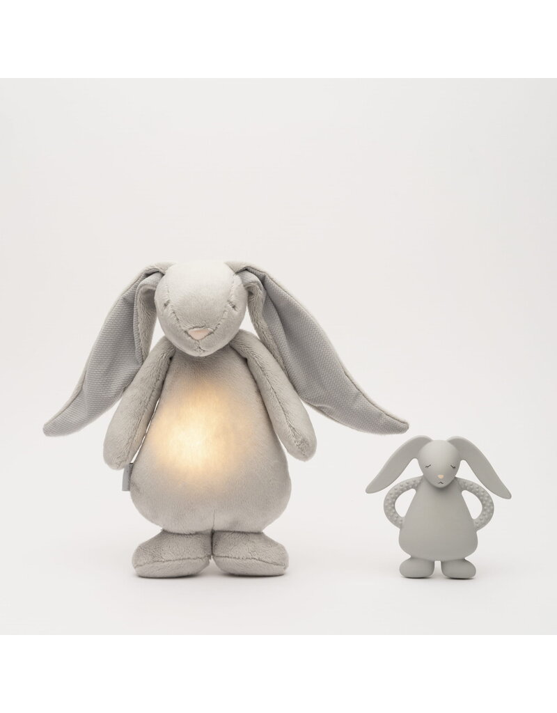 Moonie Moonie Teether Bunny Silver