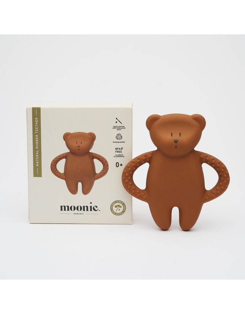 Moonie Moonie Teether Bear Caramel
