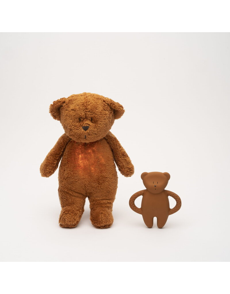 Moonie Moonie Teether Bear Caramel