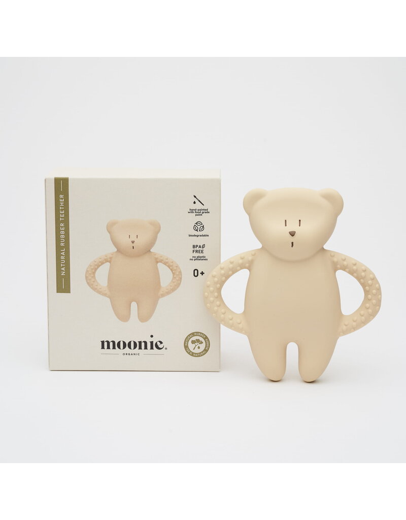 Moonie Moonie Teether Bear Sand
