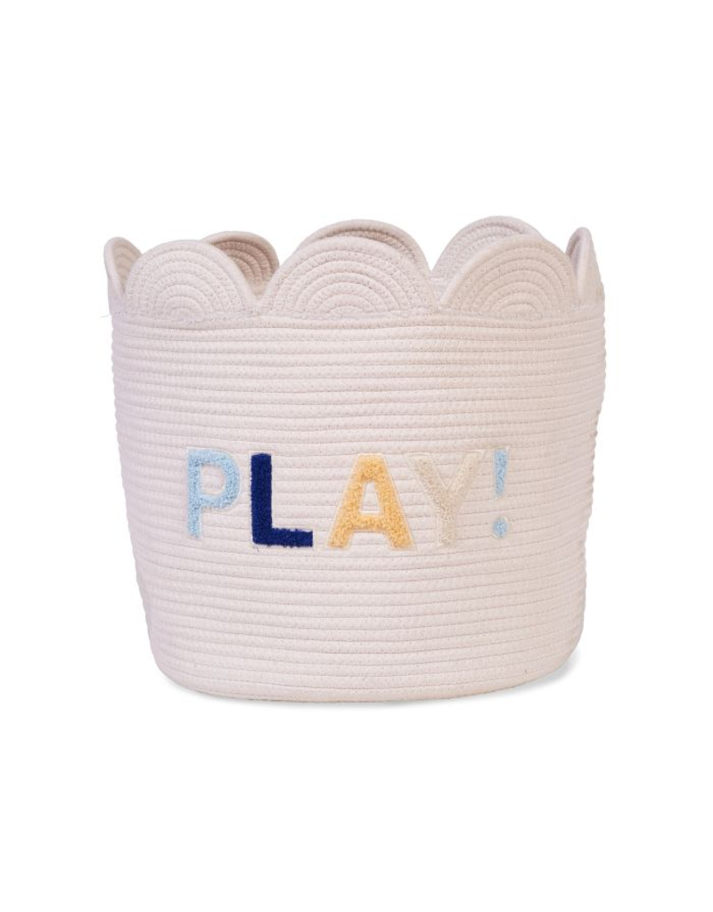Childhome Childhome  Mand bloem Play Ecru 35x35x35cm