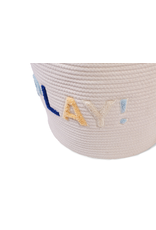 Childhome Childhome  Mand bloem Play Ecru 35x35x35cm