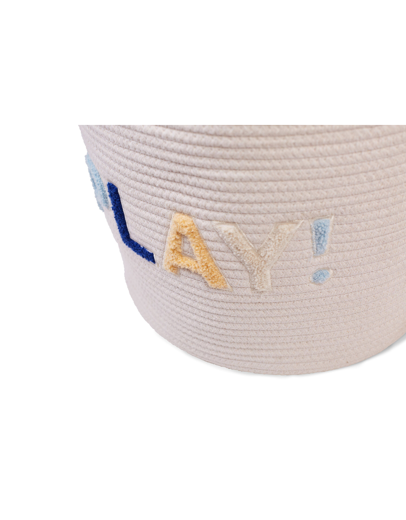 Childhome Childhome  Mand bloem Play Ecru 35x35x35cm