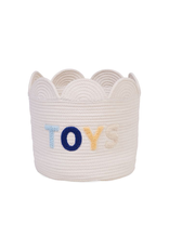 Childhome Childhome Mand bloem Ecru Toys 30x30x30cm
