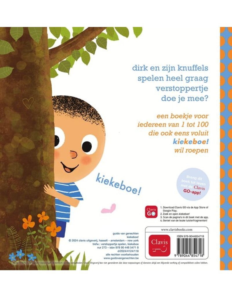 Clavis Clavis boek "kiekeboe!"