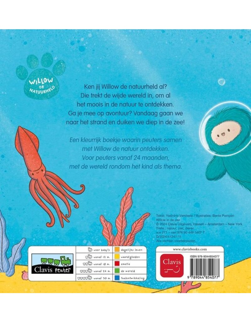 Clavis Clavis boek "Willow in de zee"