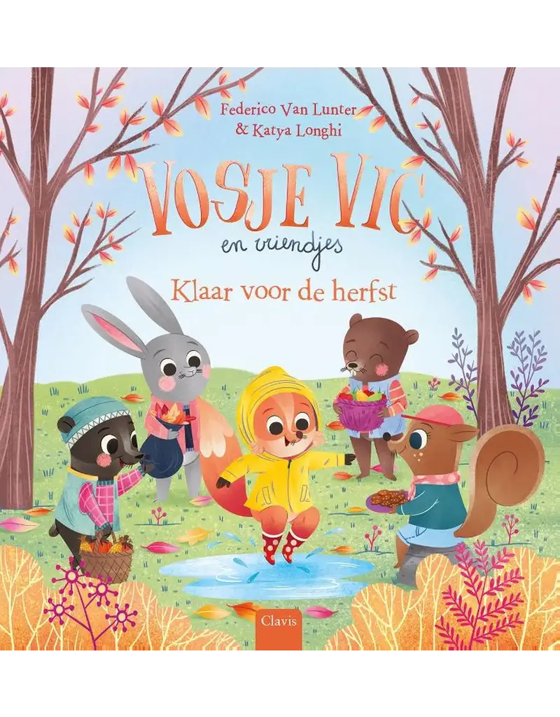 Clavis Clavis boek "Vosje Vic en vriendjes. Klaar voor de herfst"