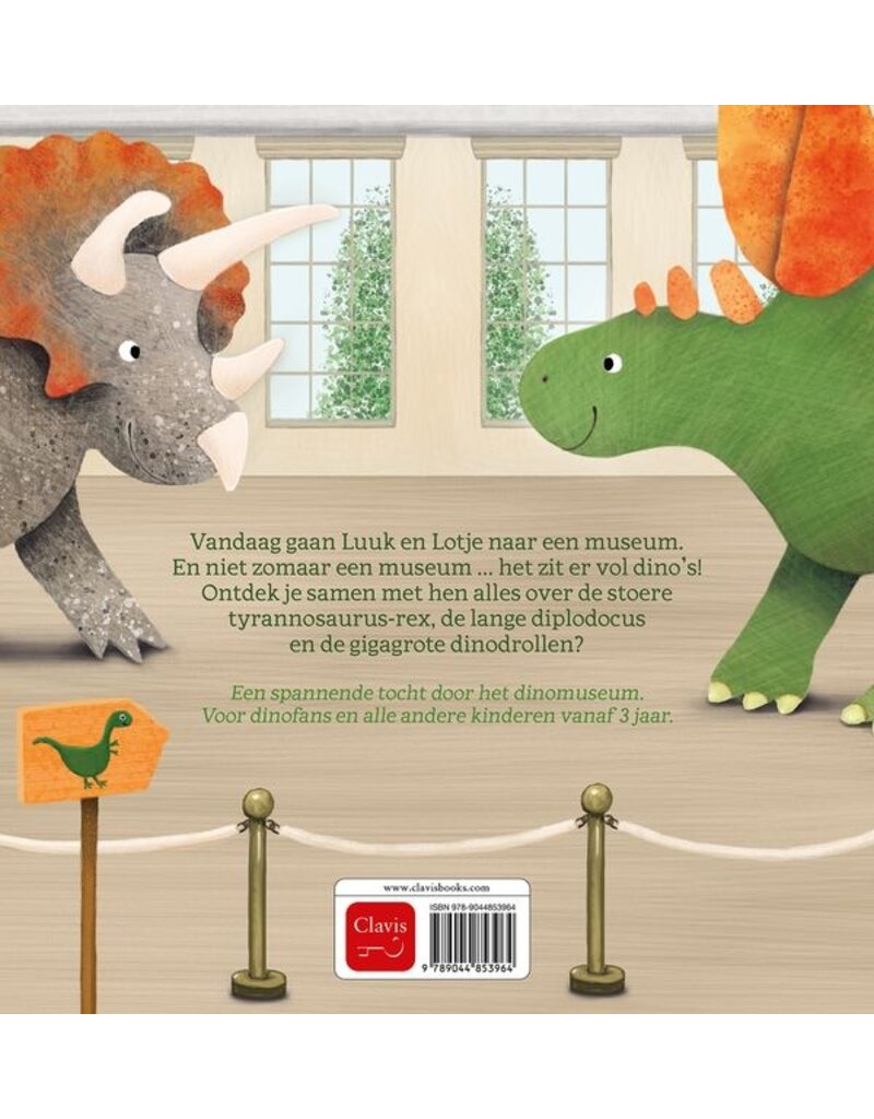 Clavis Clavis boek "Luuk en Lotje. Het dinomuseum!"