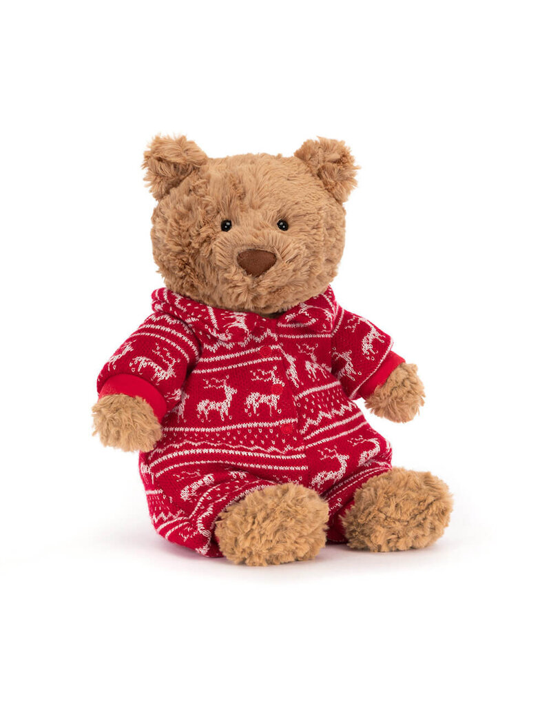 Jellycat Jellycat Bartholomew Bear Winter Pyjamas