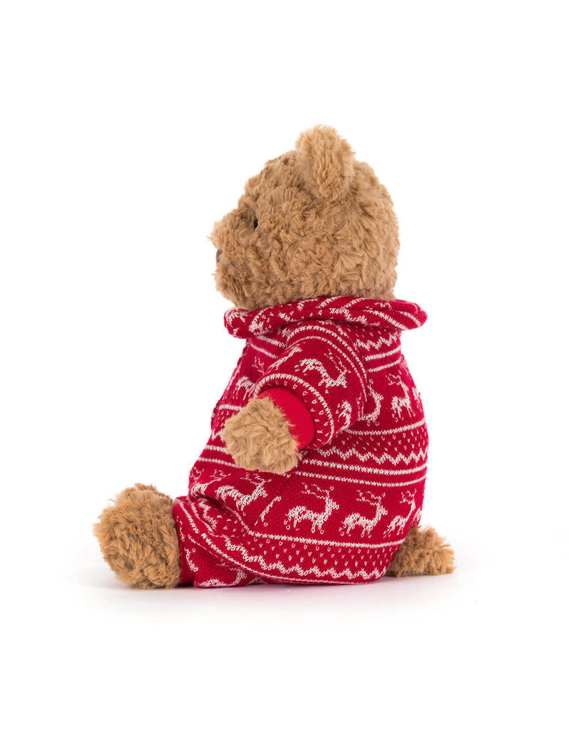 Jellycat Jellycat Bartholomew Bear Winter Pyjamas