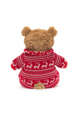 Jellycat Jellycat Bartholomew Bear Winter Pyjamas