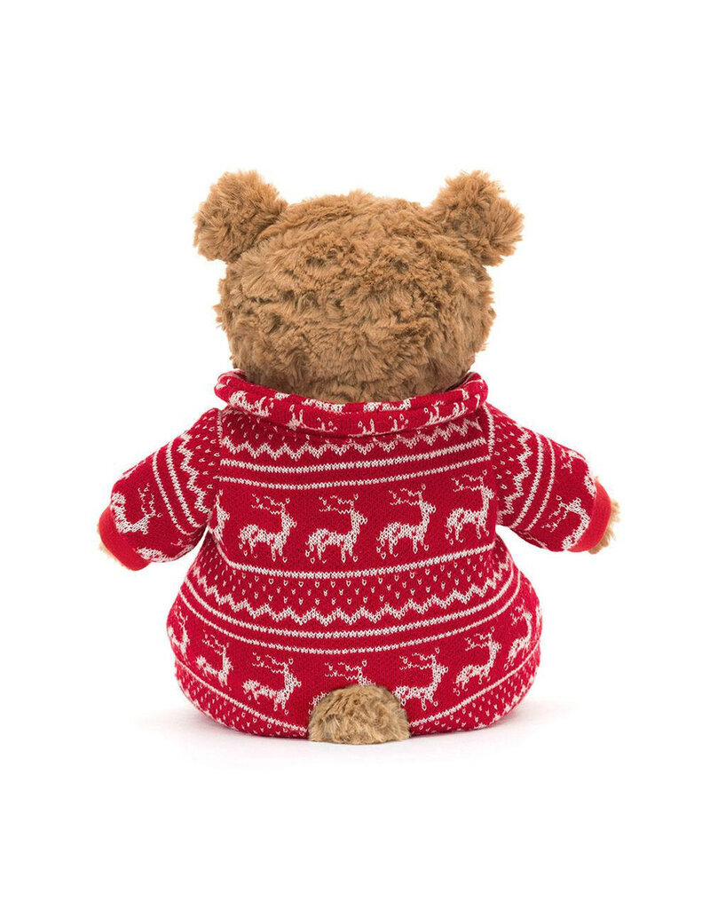Jellycat Jellycat Bartholomew Bear Winter Pyjamas