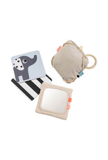 Done by Deer Done by Deer baby contrast card holder Deer friends sand