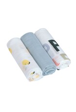 Lassig Lassig Heavenly soft Swaddle L Happy Fruits Lemon