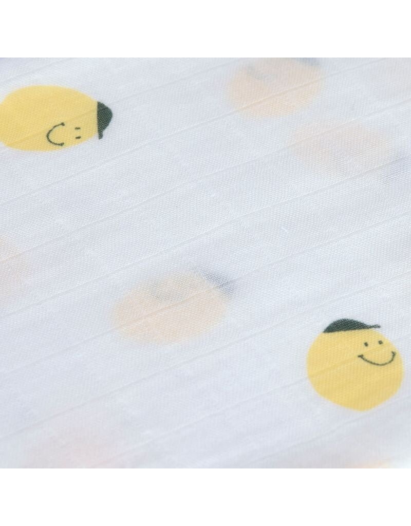 Lassig Lassig Heavenly soft Swaddle L Happy Fruits Lemon