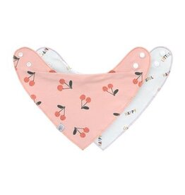 Lassig Lassig Bandana Happy Fruits Cherry 2 pcs