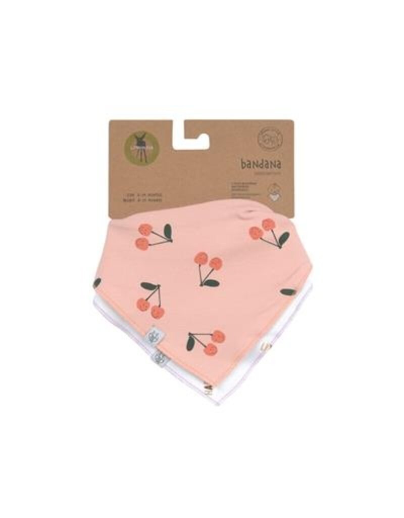 Lassig Lassig Bandana Happy Fruits Cherry 2 pcs