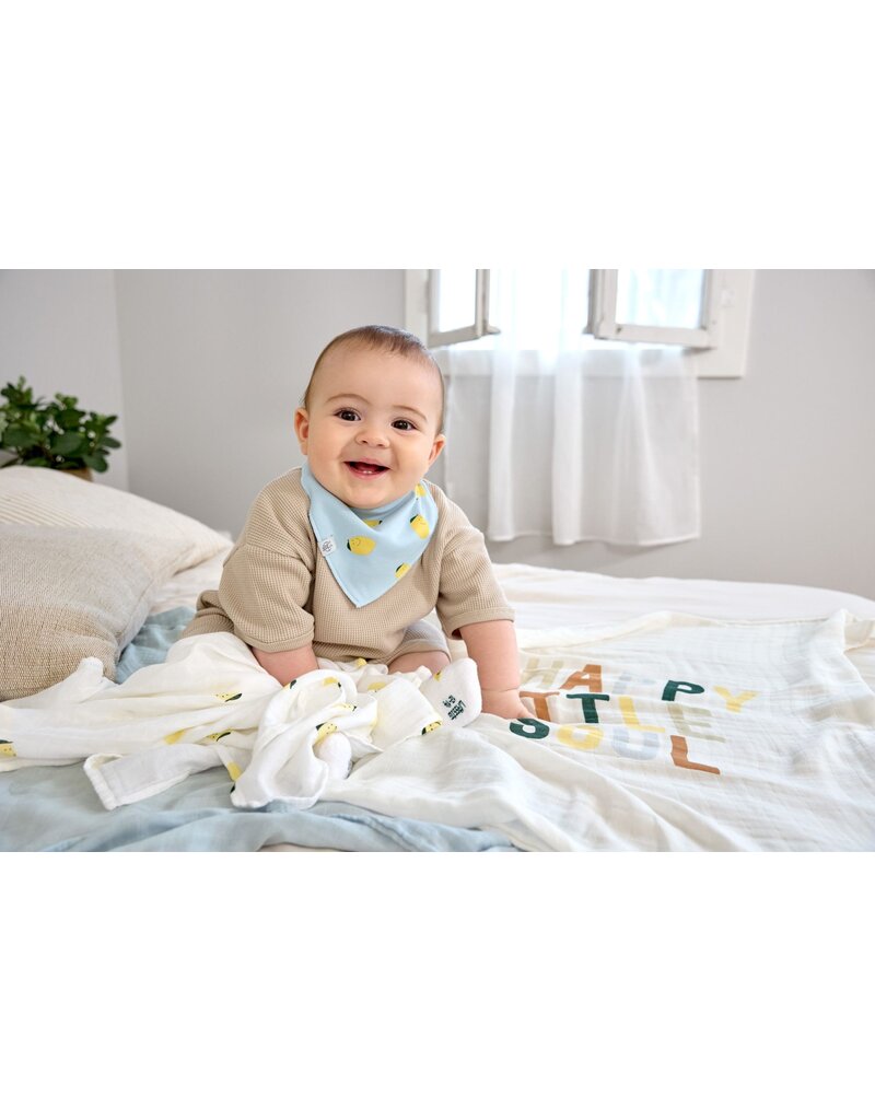 Lassig Lassig Bandana Happy Fruits Lemon 2 pcs