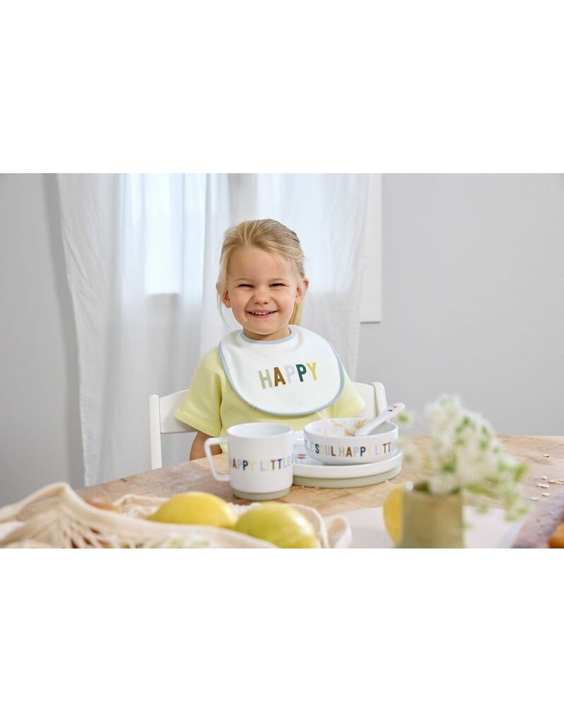 Lassig Lassig Value Pack Bib 5 pcs Happy Fruits Lemon
