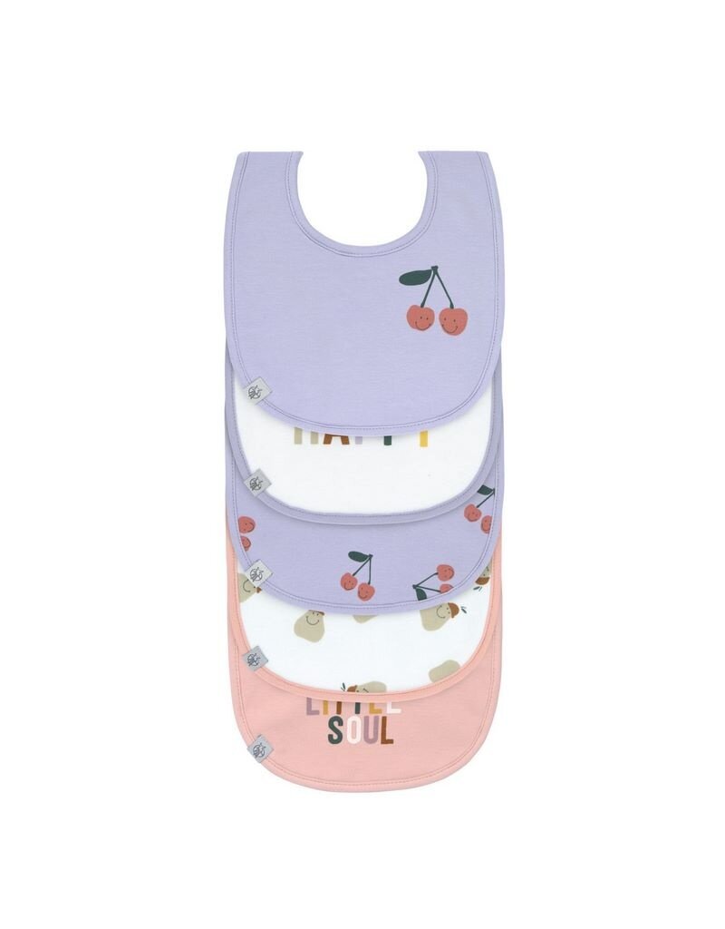 Lassig Lassig Value Pack Bib 5 pcs Happy Fruits Cherry