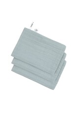 Lassig Lassig Muslin Wash Glove powder blue 3 pcs