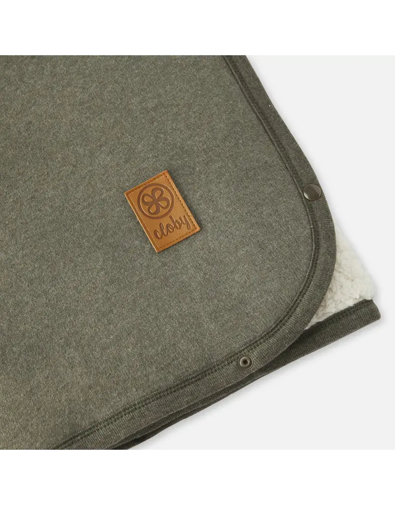 Cloby Cloby Multifunctional Teddy blanket Forest Green