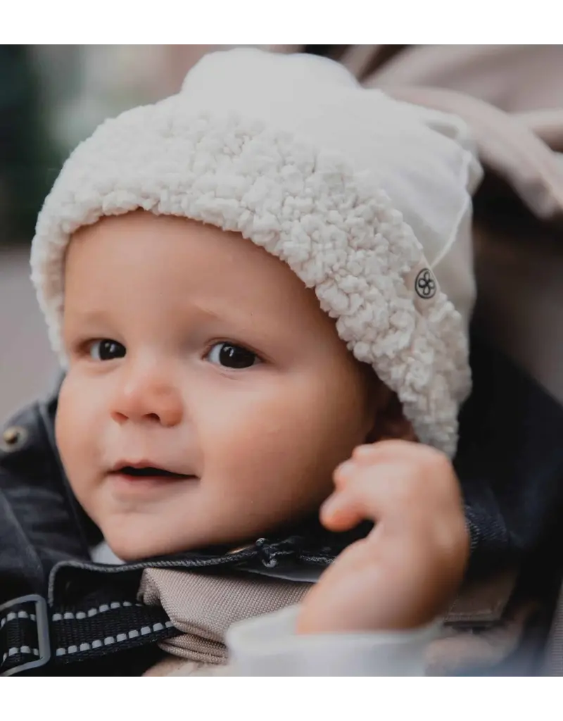 Cloby Cloby Teddy Hat Off White