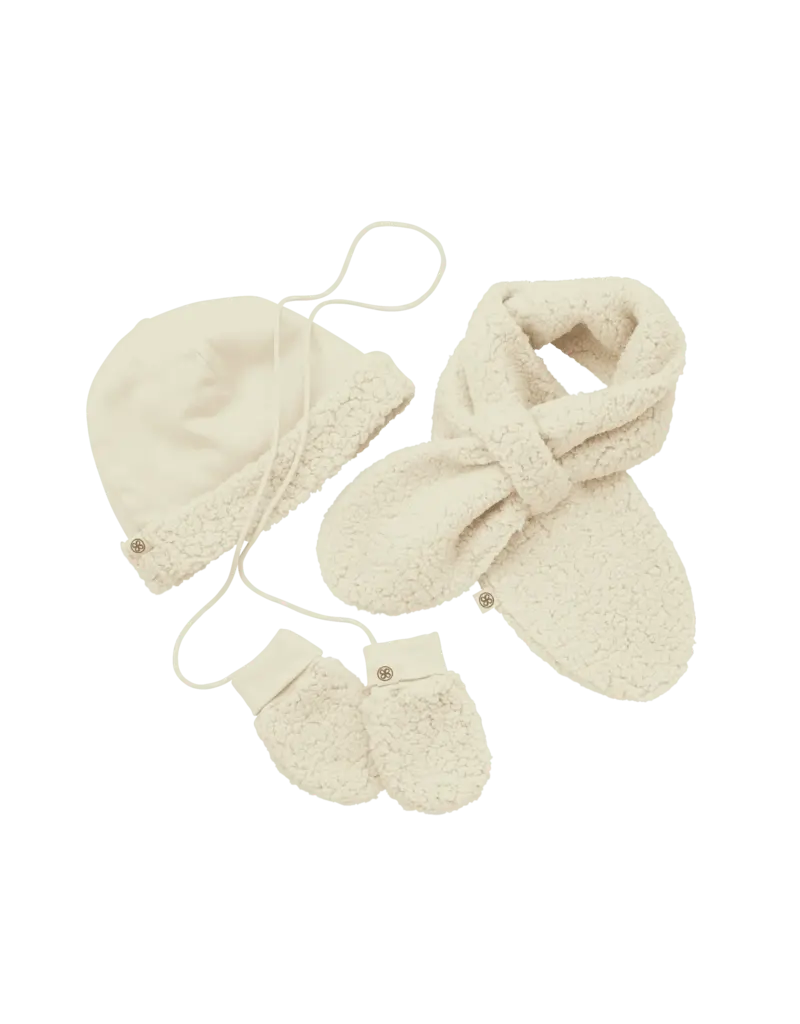 Cloby Cloby Teddy Hat Off White