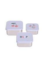 Lassig Lassig Snackbox Happy  Fruits Cherry 3 st