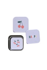 Lassig Lassig Snackbox Happy  Fruits Cherry 3 st