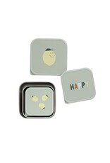 Lassig Lassig Snackbox Happy  Fruits Lemon 3 st