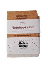 Minimou Minimou notebook met pen - wil je mijn meter worden?