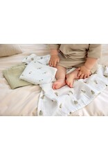 Lassig Lassig Swaddle & Burp Blanket M Happy  Fruits Pear