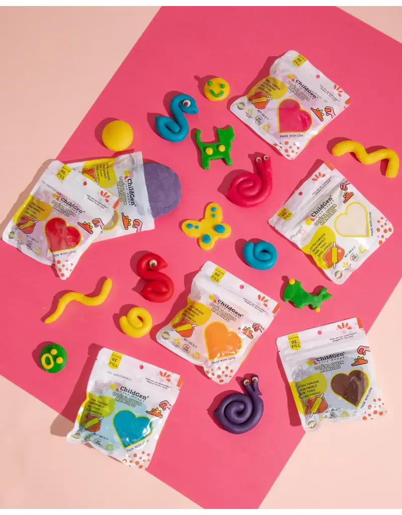 ChildGen Childgen Play Dough Ecopack Glitter 4st