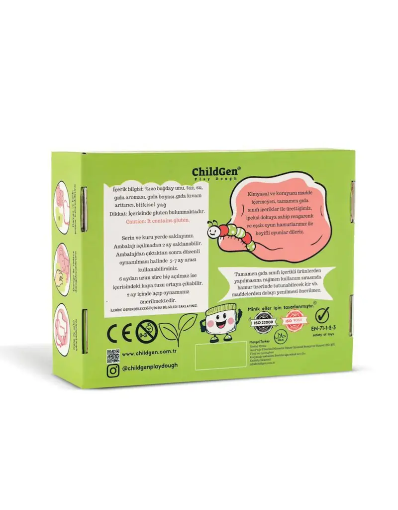 ChildGen Childgen Play Dough Premium Set Fruits & Veggies