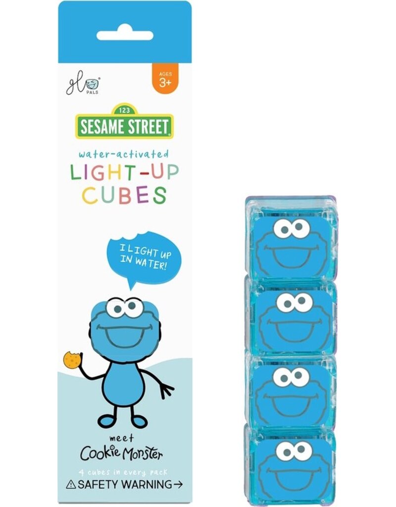 Glo Pals Glo Pals Light up cubes Cookie Monster 4pc