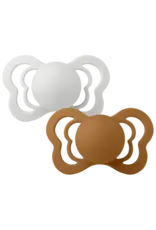 Bibs Bibs 2pack 0-6m Haze/Caramel T1