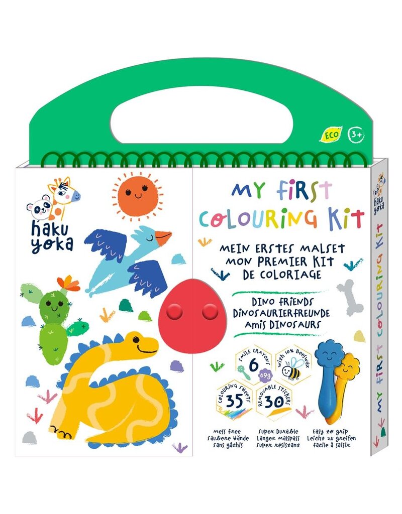 Haku Yoka Haku Yoka Mijn eerste kleurkit /dino friends