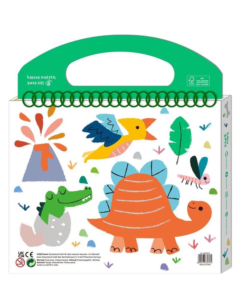 Haku Yoka Haku Yoka Mijn eerste kleurkit /dino friends