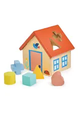 Mentari Mentari Shape Sorter House wood