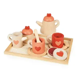 Mentari Mentari Tea Time Tray Set wood